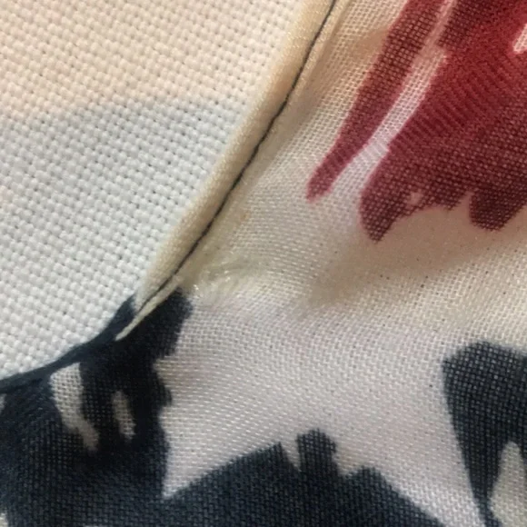 NWT USA Flag patriotic lightweight open kimono tassels OS boho summer cover up - Picture 15 of 15